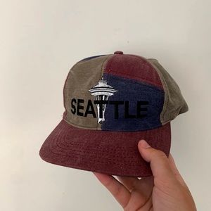 Color blocked Seattle hat